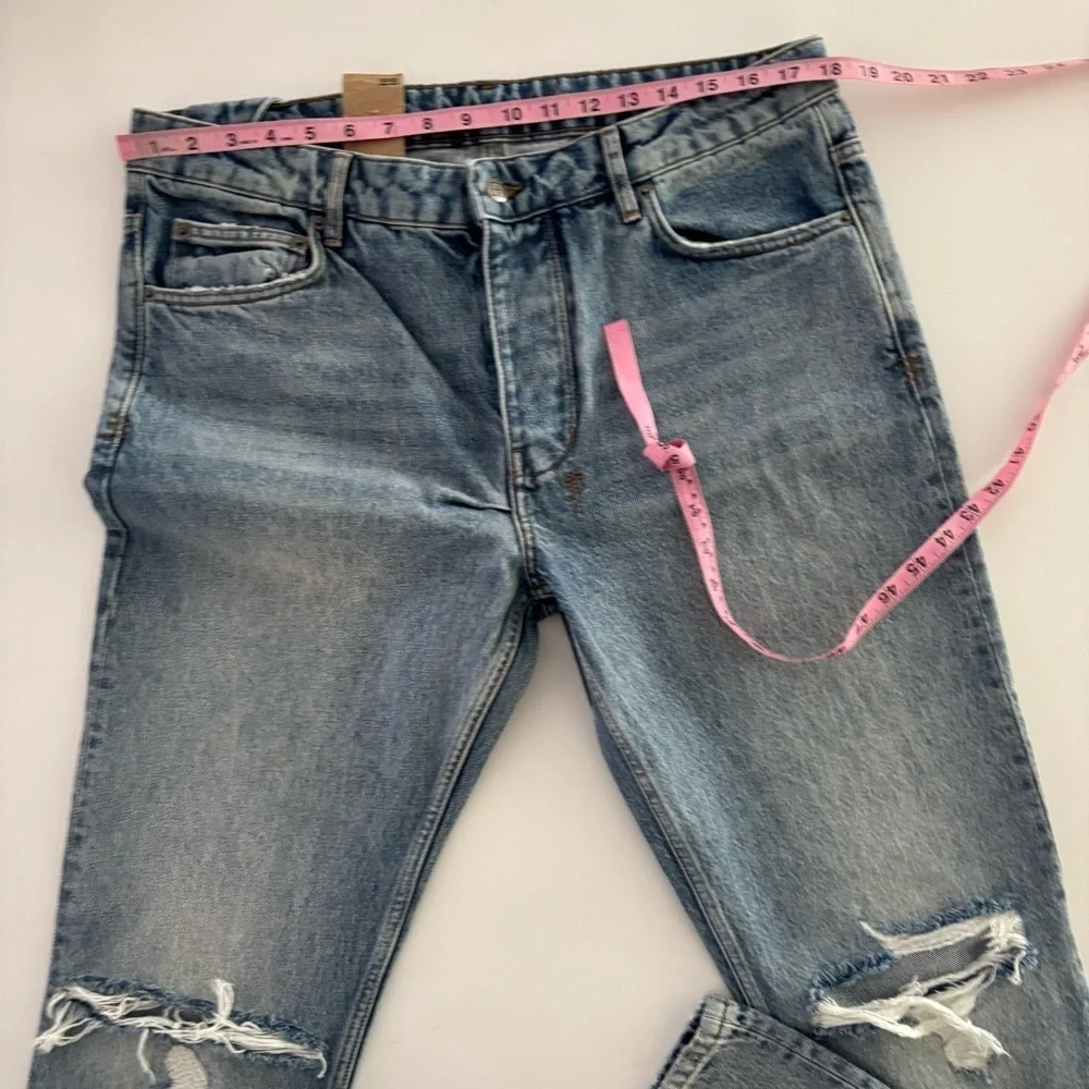 KSUBI Chitch Jinx Trashed Jeans Slim Tapered Men’s Size 36x32 New